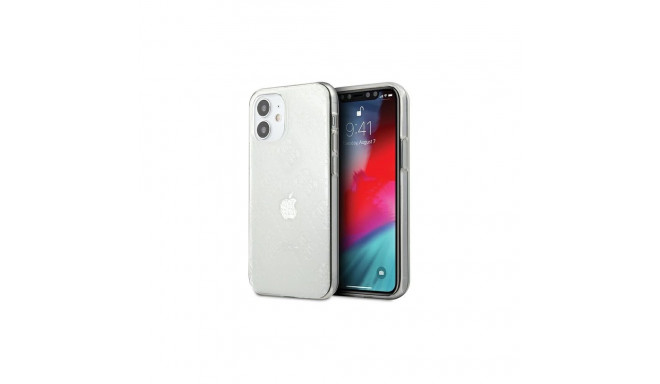Guess GUHCP12S3D4GTR iPhone 12 mini 5.4" transparent hardcase 4G 3D Pattern Collection
