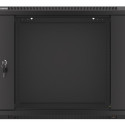 RACK CABINET 19" WALL-MOUNT 9U/600X450 (FLAT PACK) V2 BLACK LANBERG