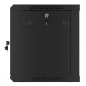 RACK CABINET 19" WALL-MOUNT 9U/600X450 (FLAT PACK) V2 BLACK LANBERG
