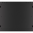 RACK CABINET 19" WALL-MOUNT 9U/600X450 (FLAT PACK) V2 BLACK LANBERG