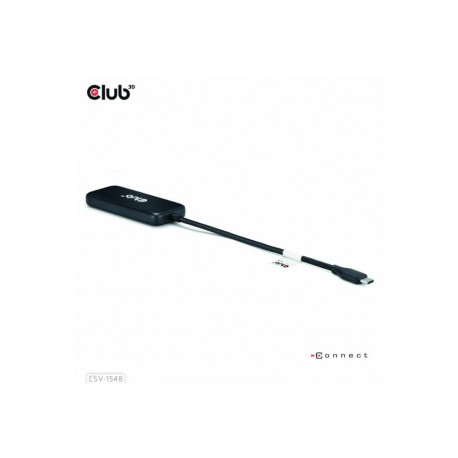 Club 3D USB Gen2 Type-C kuni 10Gbps 4x USB Type-C jaotur