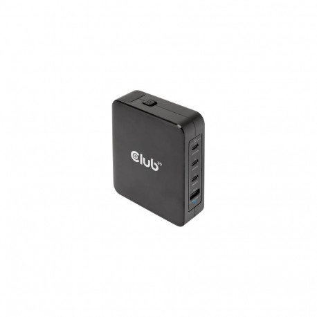 CLUB 3D rahvusvaheline reisilaadija 140W GaN technology neljapordiline USB Type-A 1x ja -C 3x PPS + 