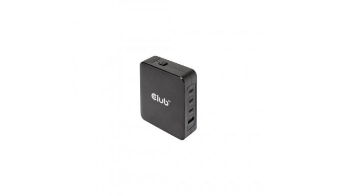 CLUB 3D rahvusvaheline reisilaadija 140W GaN tehnoloogia nelja pordiga USB Type-A1x ja -C 3x PPS + P