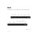 CLUB 3D Thunderbolt 4 Certified 12-in-1 Docking Station With 2xHDMI 1xDP and 2.5Gb Ethernet