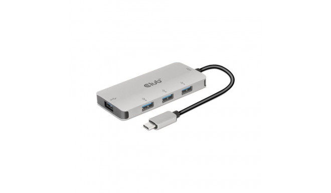 CLUB 3D USB GEN2 TYPE-C TO 10GBPS 4XUSB TYPE-A ALUMINIUM CASING HUB