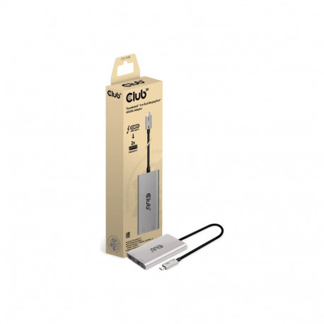 CLUB 3D Thunderbolt 3 to Dual DisplayPort 4K60Hz Adapter