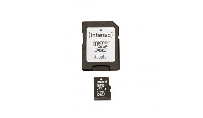 Intenso mälukaart microSDXC 128GB + adapter
