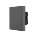 Smart WiFi wall switch SONOFF M5-1C-80 (1-channel, for frame, graphite)