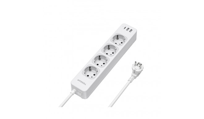 Tessan TS-307-C power strip (white)