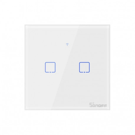 Smart Switch WiFi + RF 433 Sonoff T1 EU TX (2-channel)