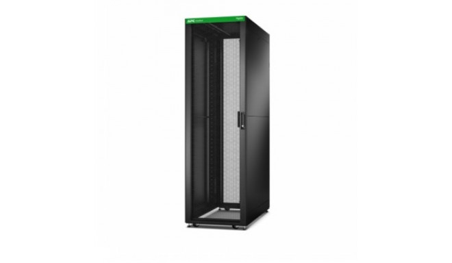 APC EASY RACK 600MM/42U/1100MM WITH ROOF, SIDE PANEL,CASTORS,FEET AND 4 BRACKETS, NO BOTTOM, BLACK