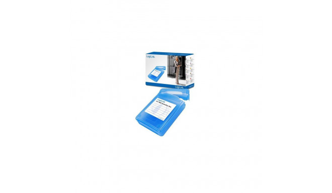 Logilink 3,5" HDD protection box for 1 HDD, blue