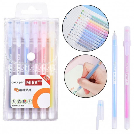 Zestaw geelpliiatseid intensiivsed värvid kontor kool 12 tk