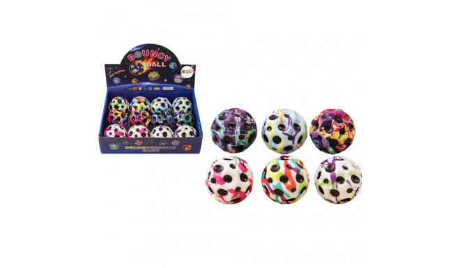 Kosmiczna Świecąca Piłeczka Do Odbijania Ugniatania z Wgłębieniami 7cm