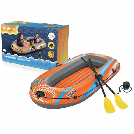 Bestway 61141 täispuhutav kaheinimese parv 196 x 106 cm