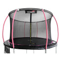 Trampolina LEAN Sport Max 12ft Czarno-Różowa