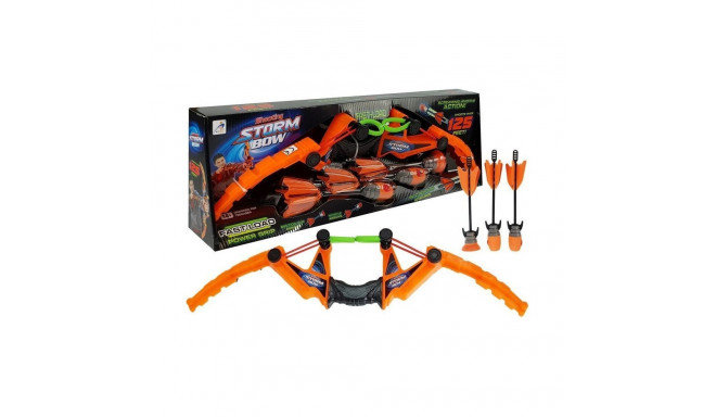 Zestaw Łuk 3 Strzały Sportowy Pomarańczowy 58 cm