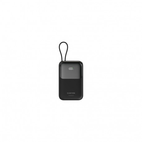 Canyon OnPower 101 built-in cable 10000 mAh PD22.5W Black