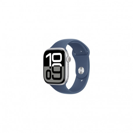 Apple Watch Series 10 Cellular 46mm Silver/Denim Band - S/M