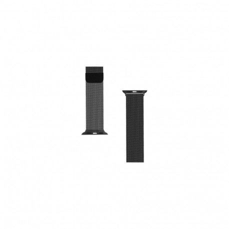 Tactical 42/44/45mm Black 351 Loop Magnetic Stainless Steel Band