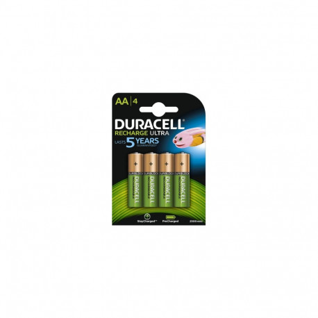 Duracell Rechargeable 2500mAh HR6 AA (LR6), 4-pack