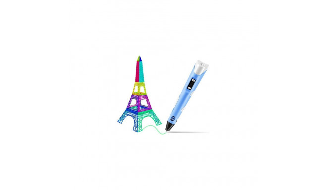 Fusion Accessories 3D printing pen for creating figures from PLA / ABS Blue FUS3DPENBL