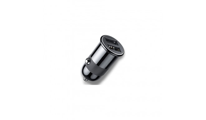 Joyroom C-A06 Dual Port Smart Car Charger Black