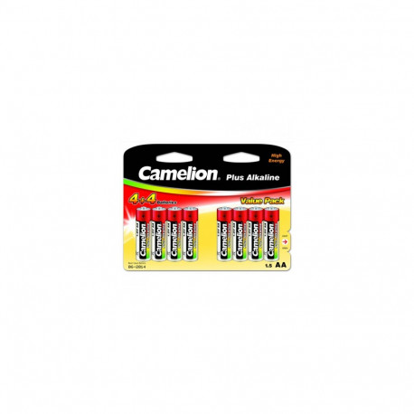 Camelion Plus Alkaline AA (LR06), 8 (4+4) value pack