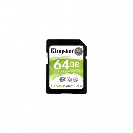 Kingston 64GB Canvas Select Plus 100R SDXC UHS-I SDS2/64GB