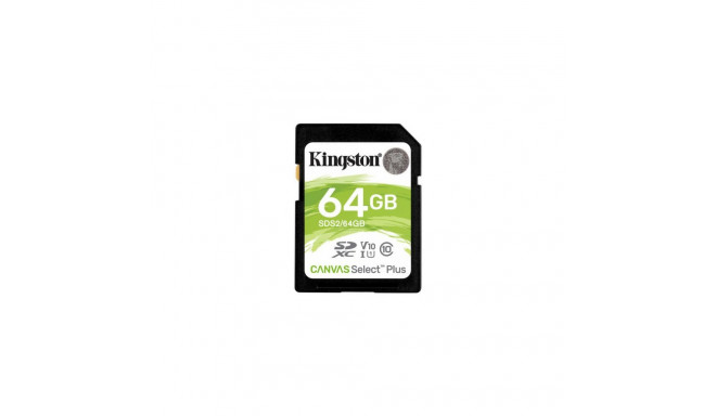 Kingston 64GB Canvas Select Plus 100R SDXC UHS-I SDS2/64GB