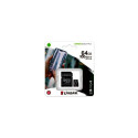 Kingston 64GB Canvas Select Plus 100R micro SDXC UHS-I + Adapter SDCS2/64GB