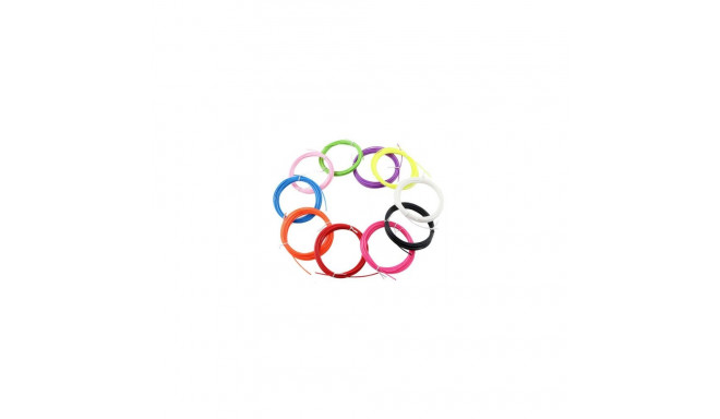 Fusion Accessories 3D printing pen abs filament with 10 colors 1.75 mm / 5m FUS3DFIL