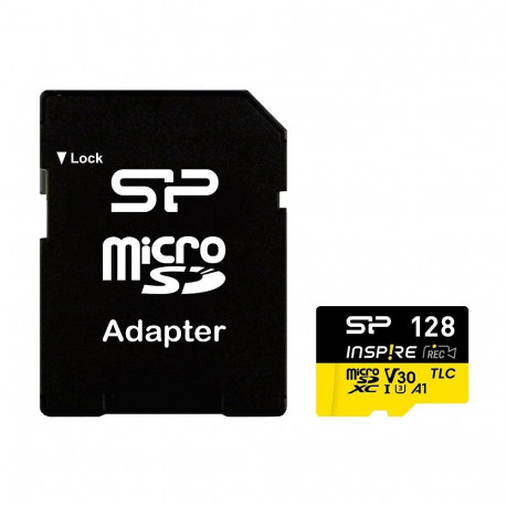 Memory card microSDXC Inspire 128GB UHS-I U3 A1 V30 4K TLC