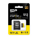 Memory card microSDXC Inspire 512GB UHS-I U3 A2 V30 4K TLC
