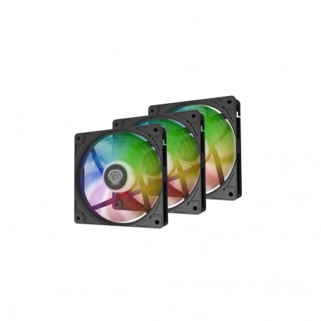 Genesis OXAL 120 ARGB ventilaatorite 3-pakk, must