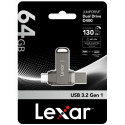 Pendrive Dual Drive D400 64GB USB-C/A 3.1 130MB/s