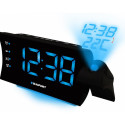 Clock radio with projection and USB charging CRP81USB