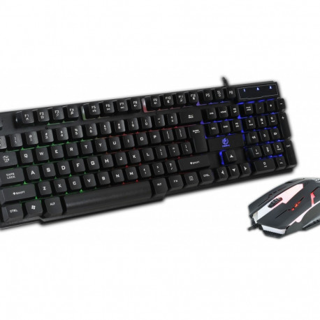 Product Description: OPPRESSOR Wired Gaming Keyboard & Mouse Combo
Dominate the bat