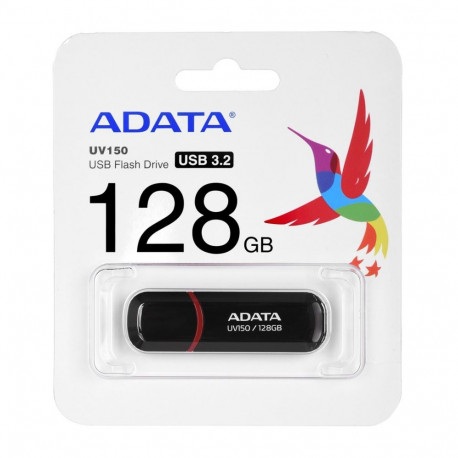 USB Flash Drive - Adata Auv150-128g-rbk, Black