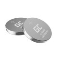 Lithium Battery - Green Cell CR2032 220mAh 10 Pack Silver