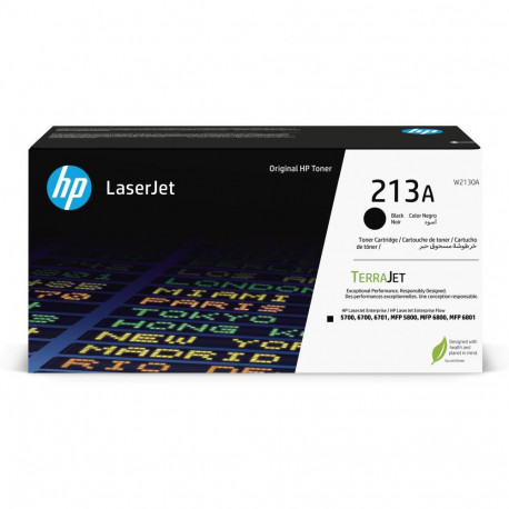 Tooner HP 213A W2130A Black/must 3500lk Color LaserJet Enterprise 5700dn, 6700dn, 6701dn, MFP 5800dn