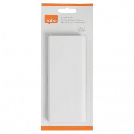 Valgetahvli puhastuskomplekti varulapid kuivpuhastuseks NOBO Magnetic Whiteboard Eraser Refills, Bli