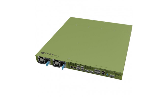 "MikroTik ROSE Data Server RDS2216-2XG-4S+4XS-2XQ. 2x 100G QSFP. 4x 25G SFP28. 4x 10G SFP+. 2x 10G R