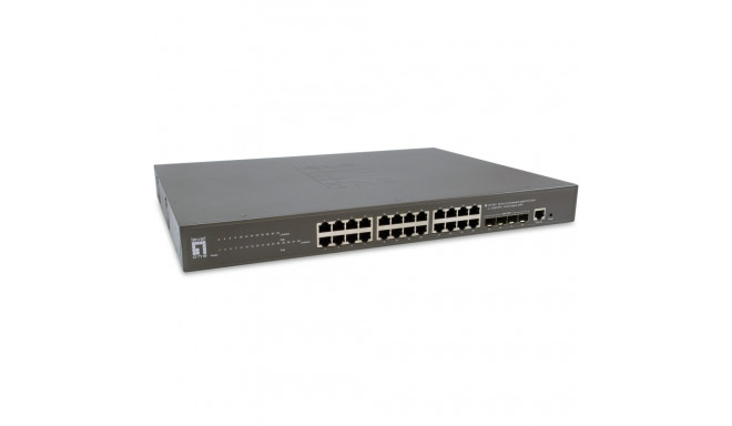 "Switch 24x GE GTP-2871 4x10GSFP+19"" 400W 24xPoE+"