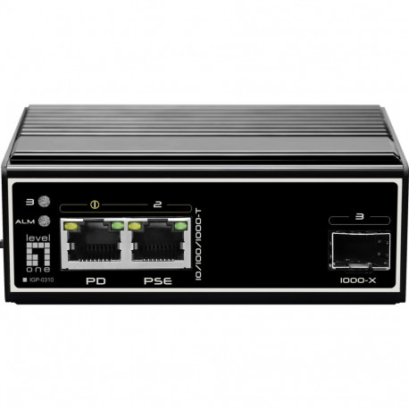 "Switch 1x GE IGP-0310 1xGSFP 36W 1xPoE"