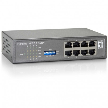 "Switch 8x FE FEP-0800 90W 8xPoE"