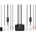 "KVM Switch 0290 2-Port Kabel. HDMI. USB. Audio"