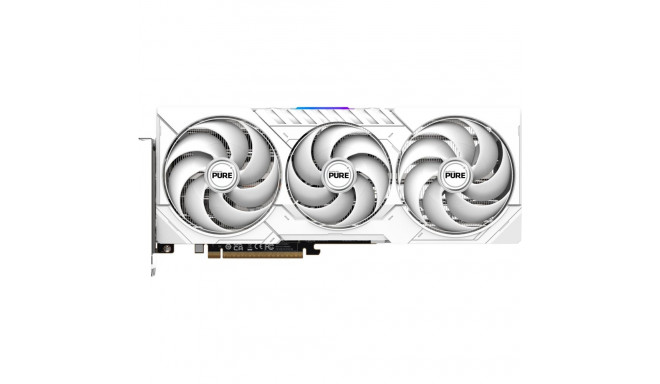 "RX 9070 XT 16GB Sapphire Pure Radeon OC GDDR6 3 Fan white"