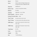 Baseus Adaman2 power bank with digital display 10000mAh 30W 2 x USB / 1x USB Type C Overseas Edition