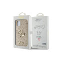 Guess GUHCN61HG4SGD case for iPhone 11 / Xr - gold Glitter Script Big 4G